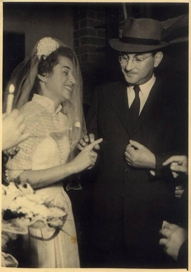 Jewish wedding in Israel, early 1950s