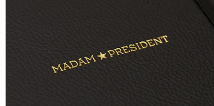 Close Up: Madame Secretary Notebook, HIllary Clinton Campaign 2016