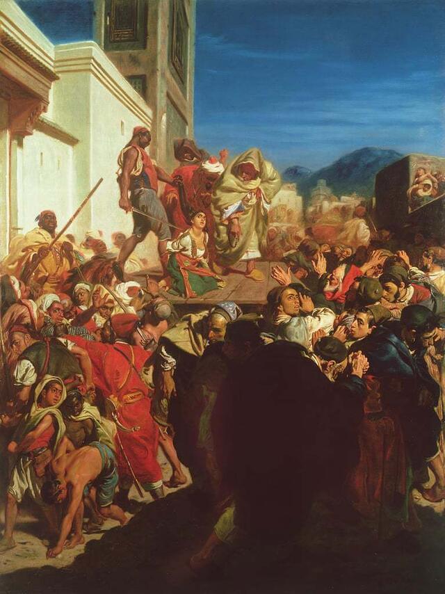 Sol Hachuel – Alfred Dehodencq – Execution of a Jewess in Tangiers 