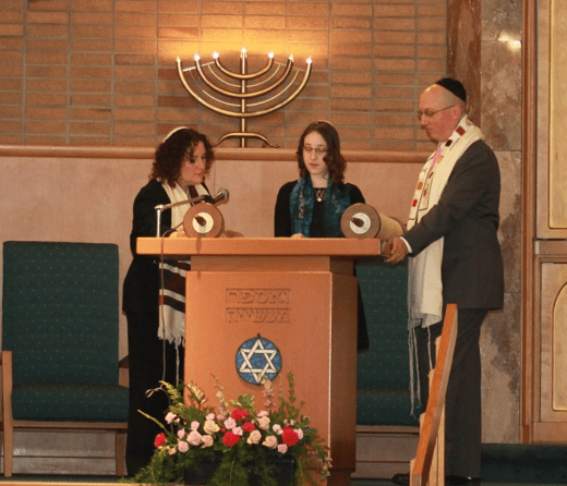2016-2017 Rising Voices Fellow Tess Kelly at her Bat Mitzvah