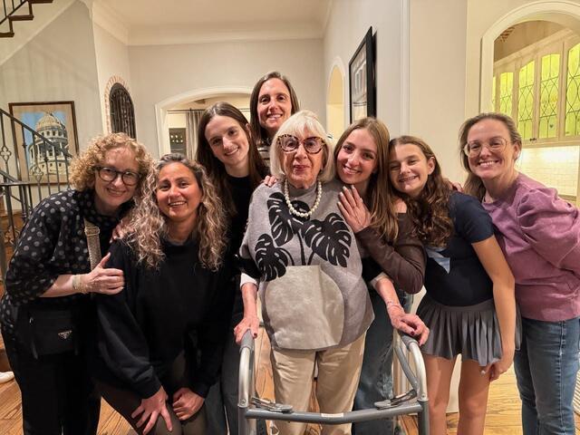 Annie Katz and her family