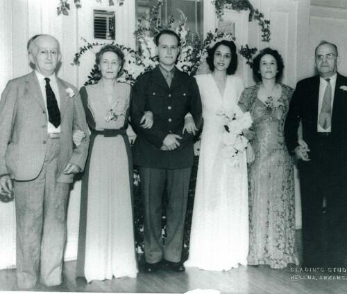 Miriam and David Solomon Wedding, 1942